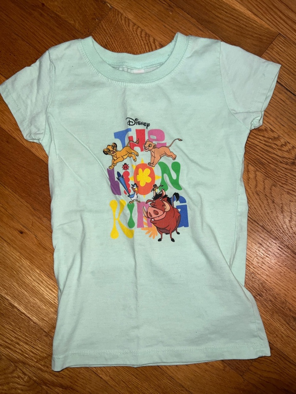 Disney Mint Green The Lion King Short Sleeve Tee